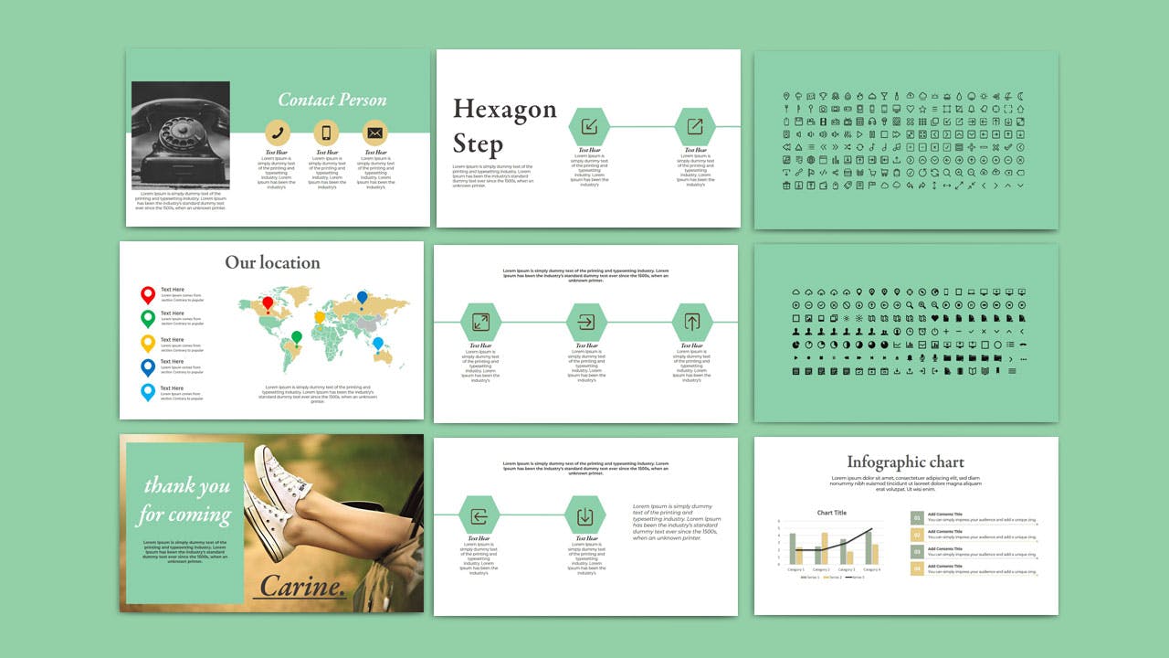大色块时尚PPT模板下载(PPTX)