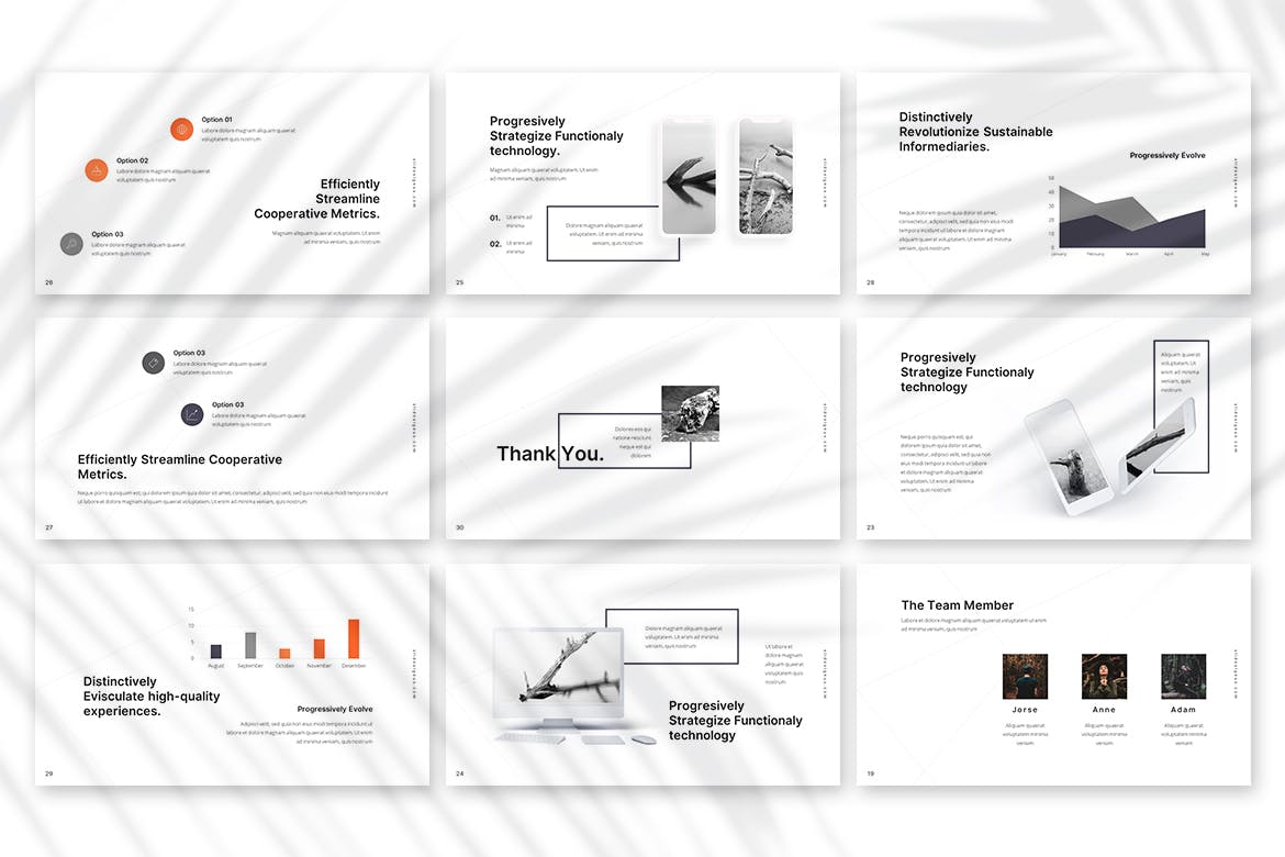 时尚高端简约清新多用途powerpoint幻灯片演示模板(pptx)
