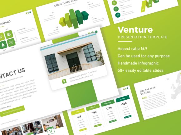 创意的企业多用途业务演示PPT幻灯片模板