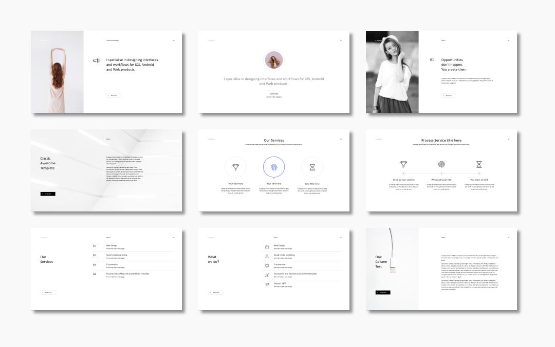 时尚创意工作汇报PPT模板 .pptx