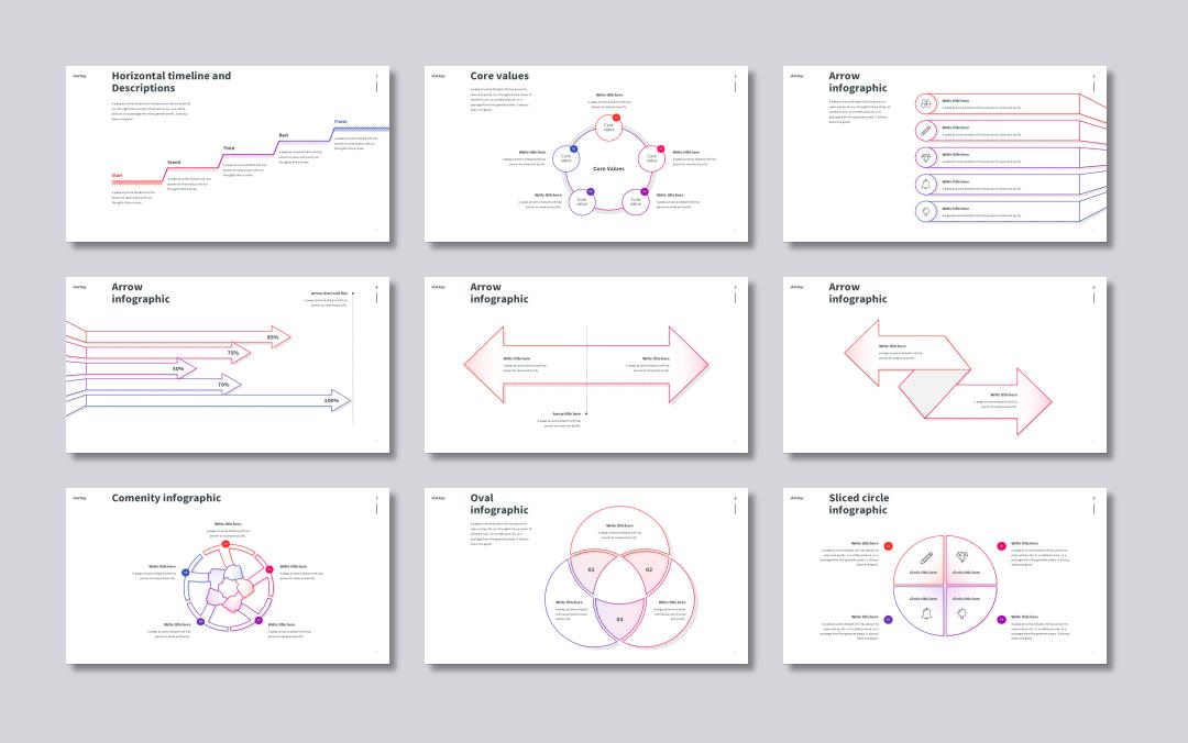 时尚创意工作汇报PPT模板 .pptx