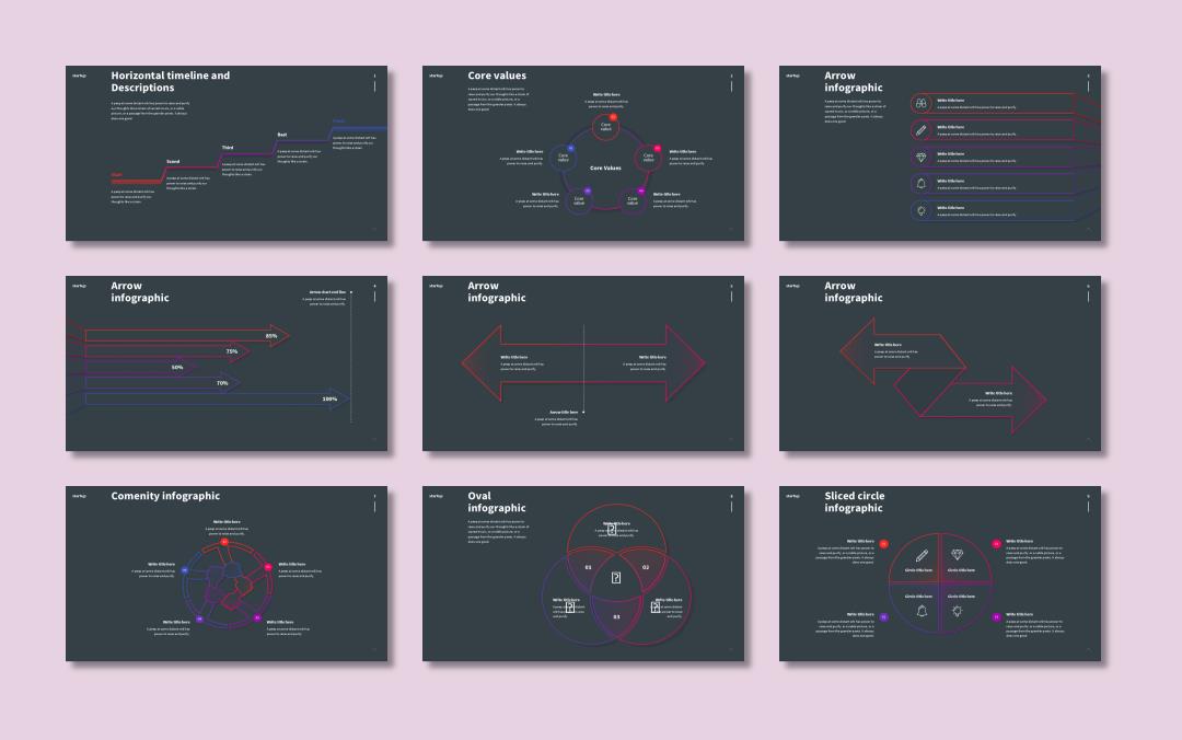 时尚创意工作汇报PPT模板 .pptx