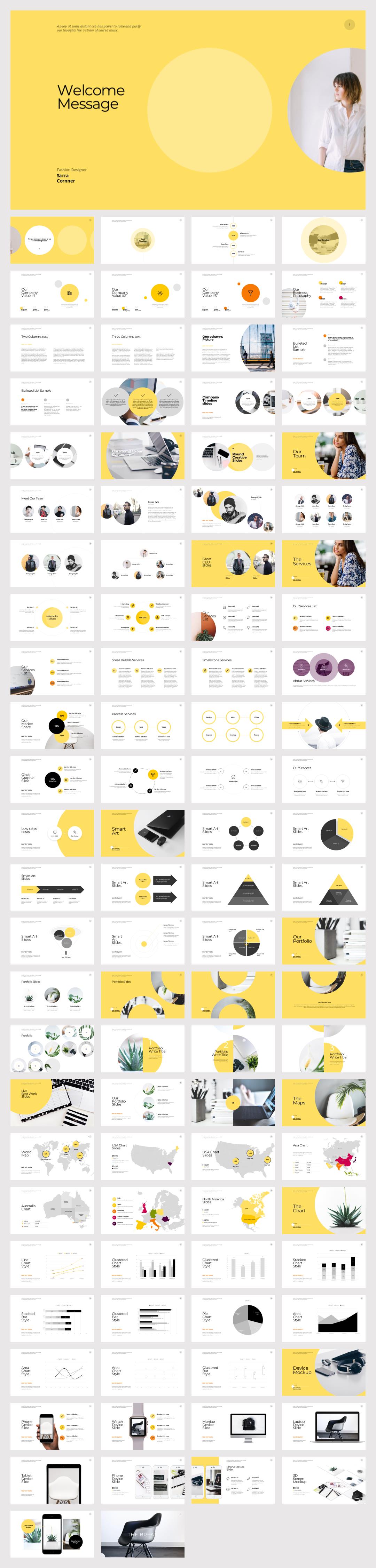 时尚创意工作汇报PPT模板 .pptx