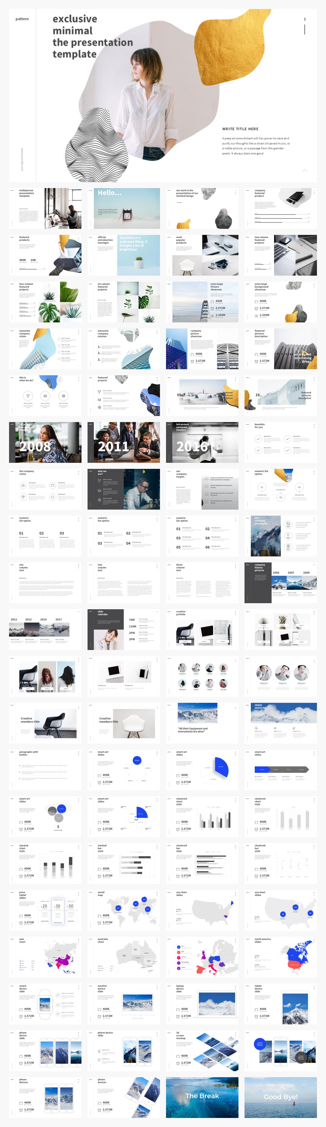 时尚创意工作汇报PPT模板 .pptx