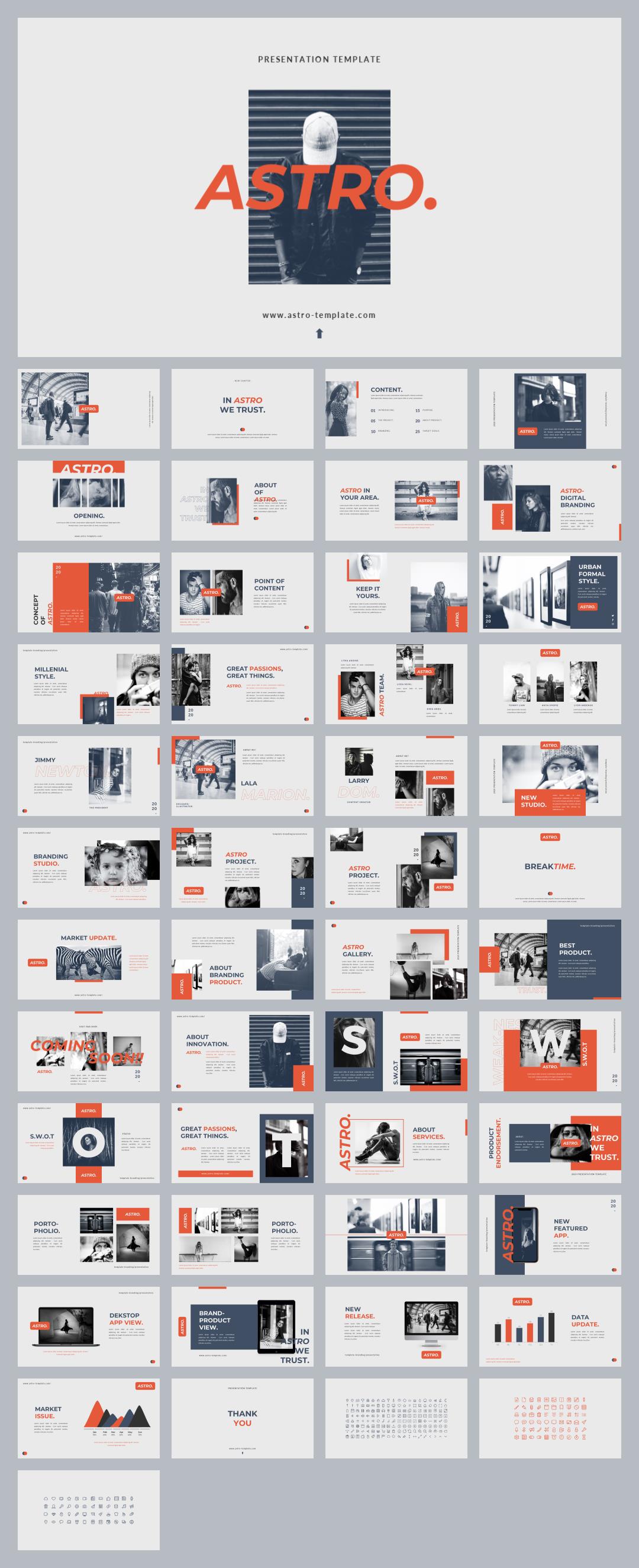 时尚创意工作汇报PPT模板 .pptx