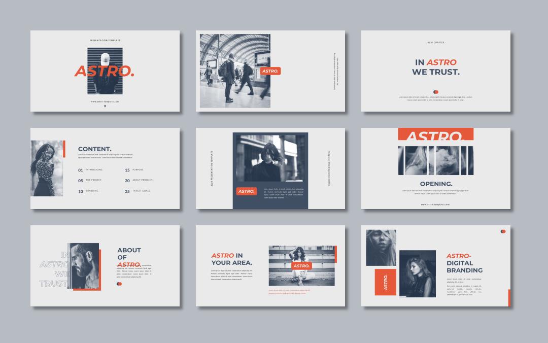 时尚创意工作汇报PPT模板 .pptx