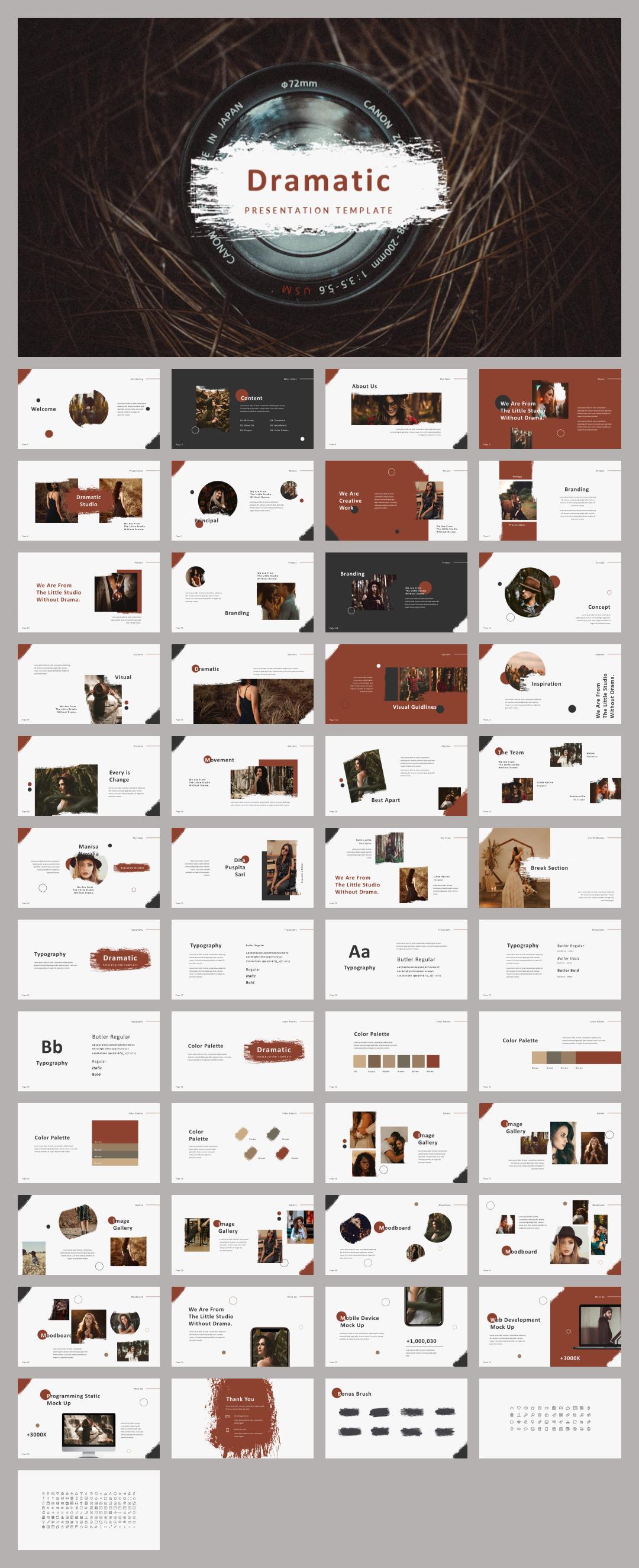 时尚创意工作汇报PPT模板 .pptx