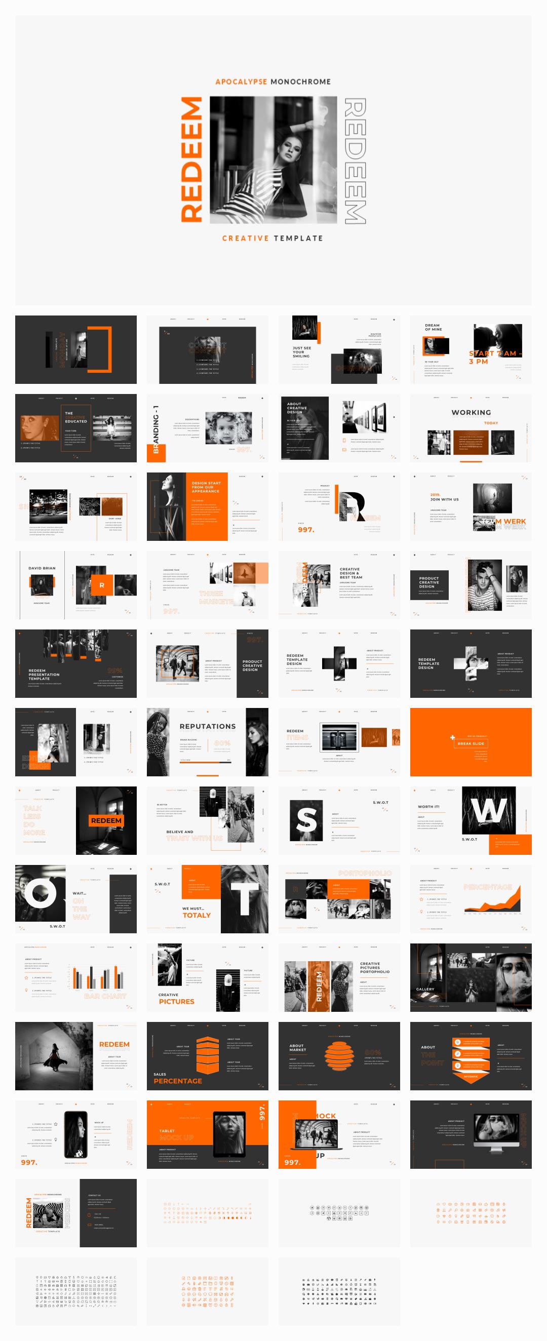 时尚创意工作汇报PPT模板 .pptx