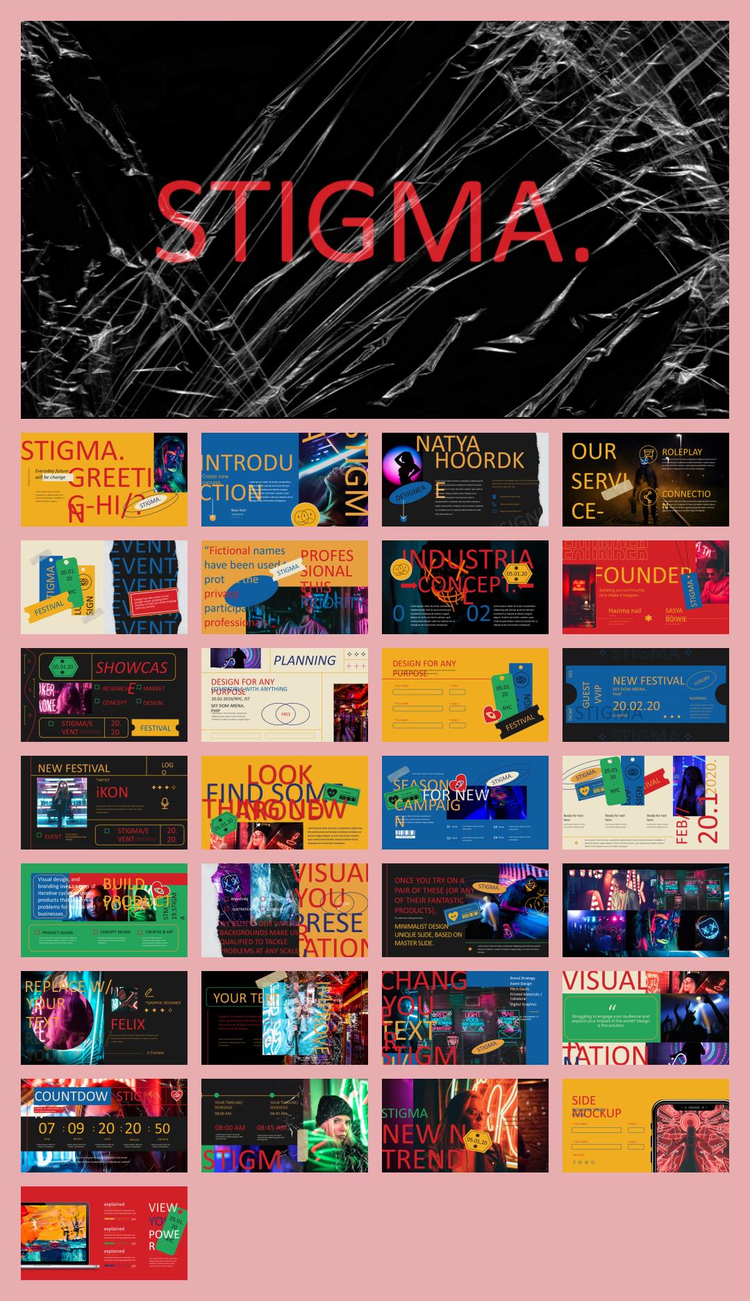 时尚创意工作汇报PPT模板 .pptx