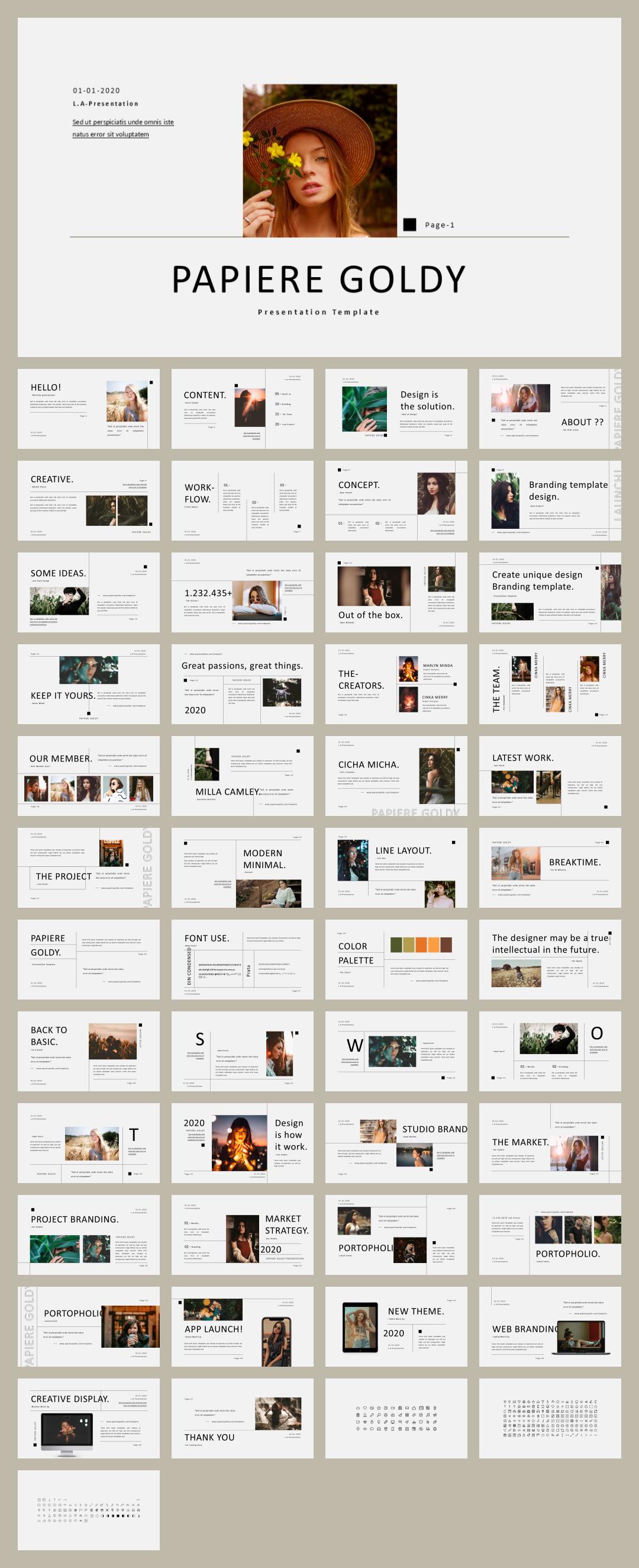 时尚创意工作汇报PPT模板 .pptx