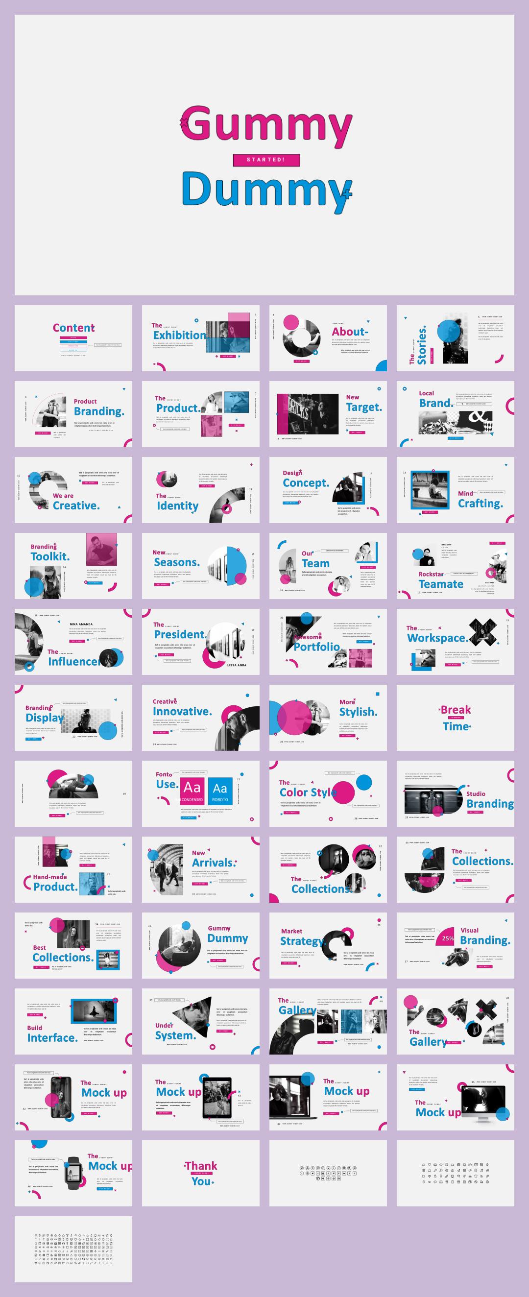 时尚创意工作汇报PPT模板 .pptx