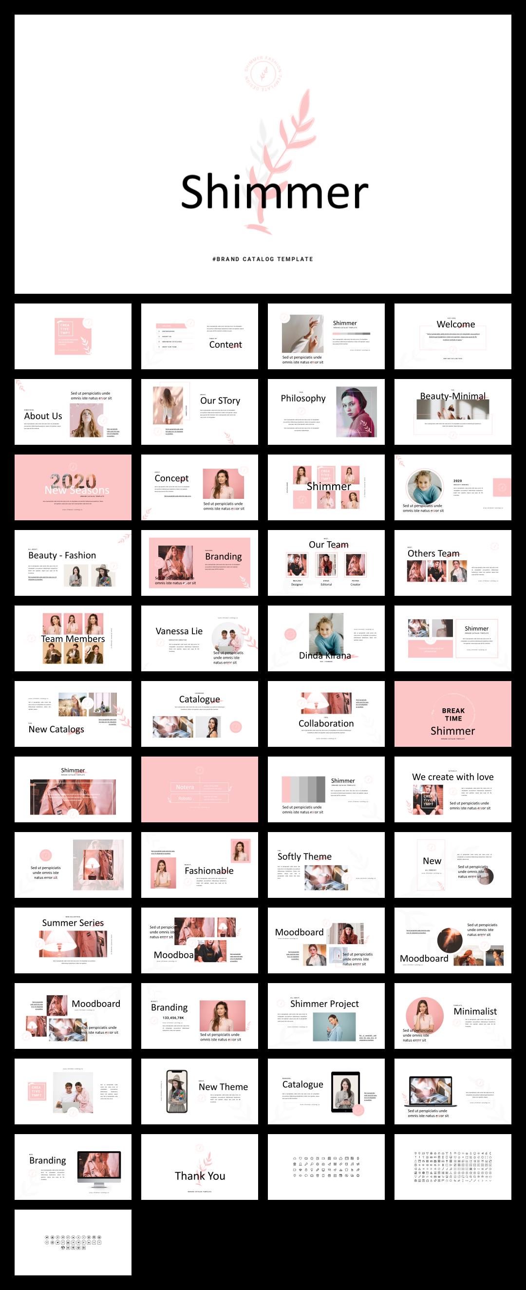 时尚创意工作汇报PPT模板 .pptx