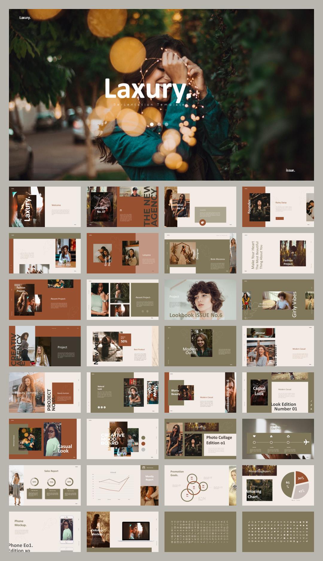 时尚创意工作汇报PPT模板 .pptx