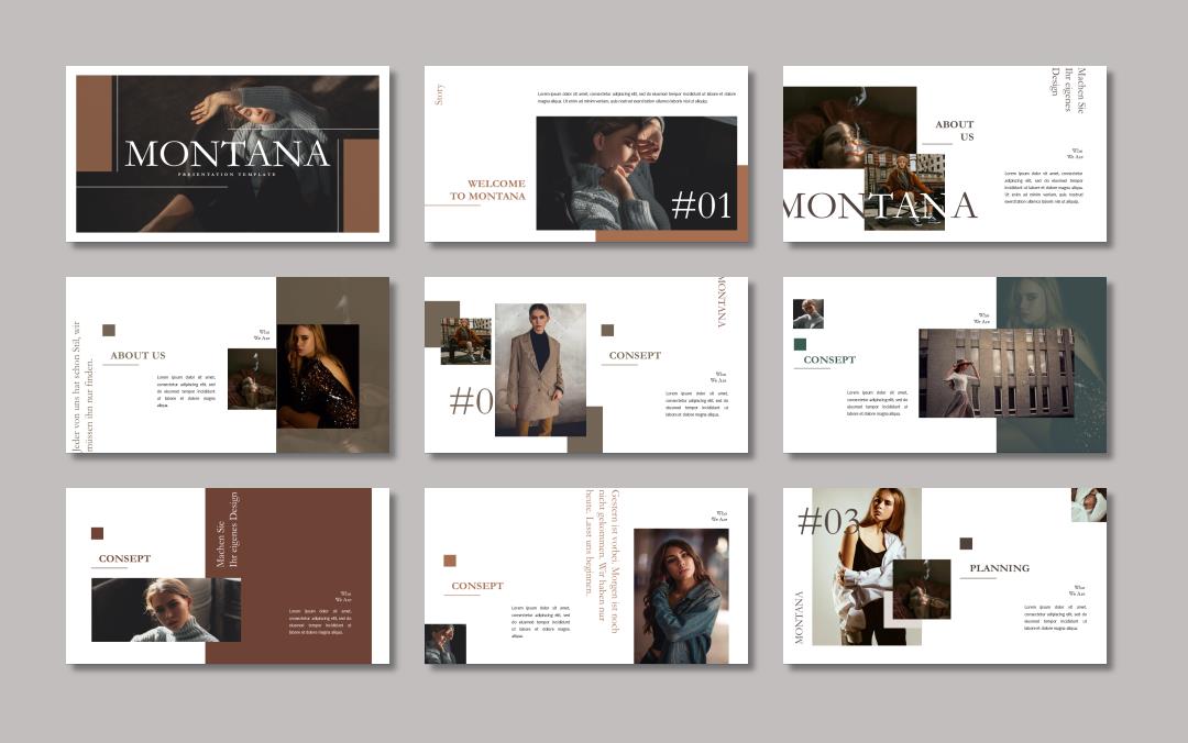 时尚创意工作汇报PPT模板 .pptx