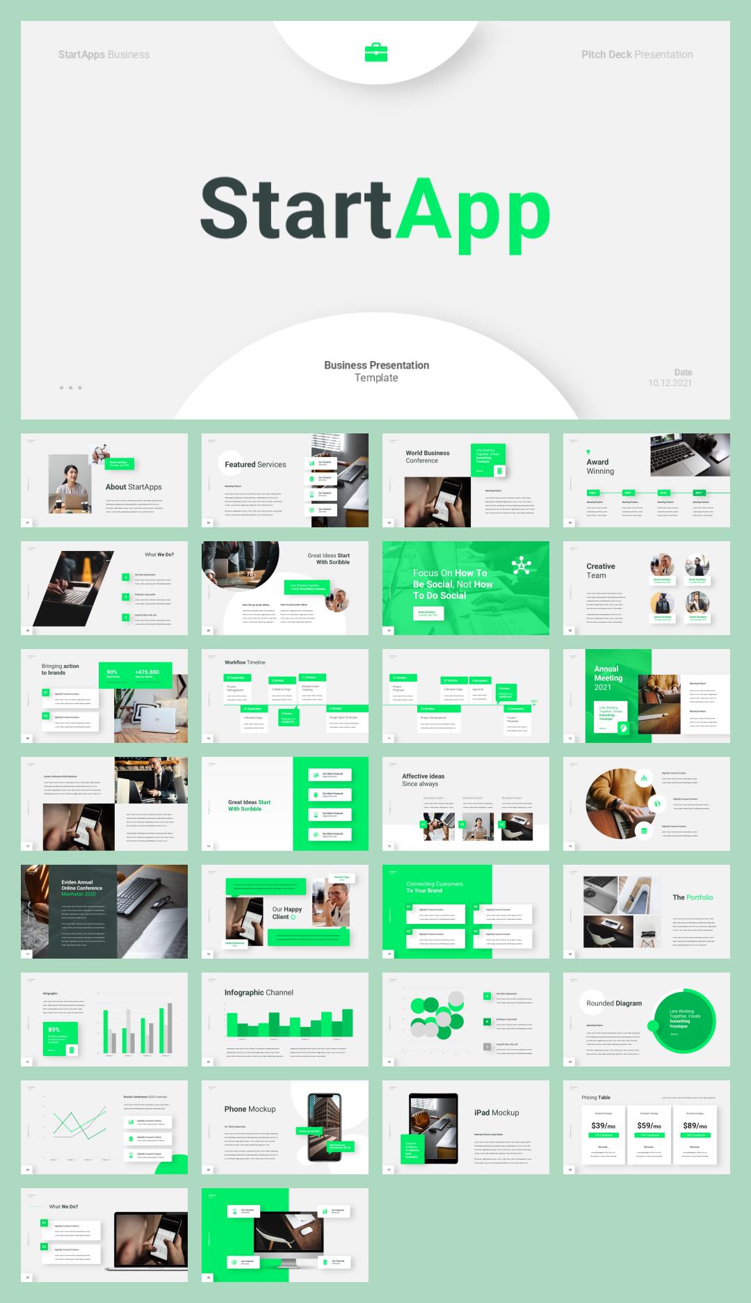 商务汇报工作汇报PPT模板STARTAPP.pptx
