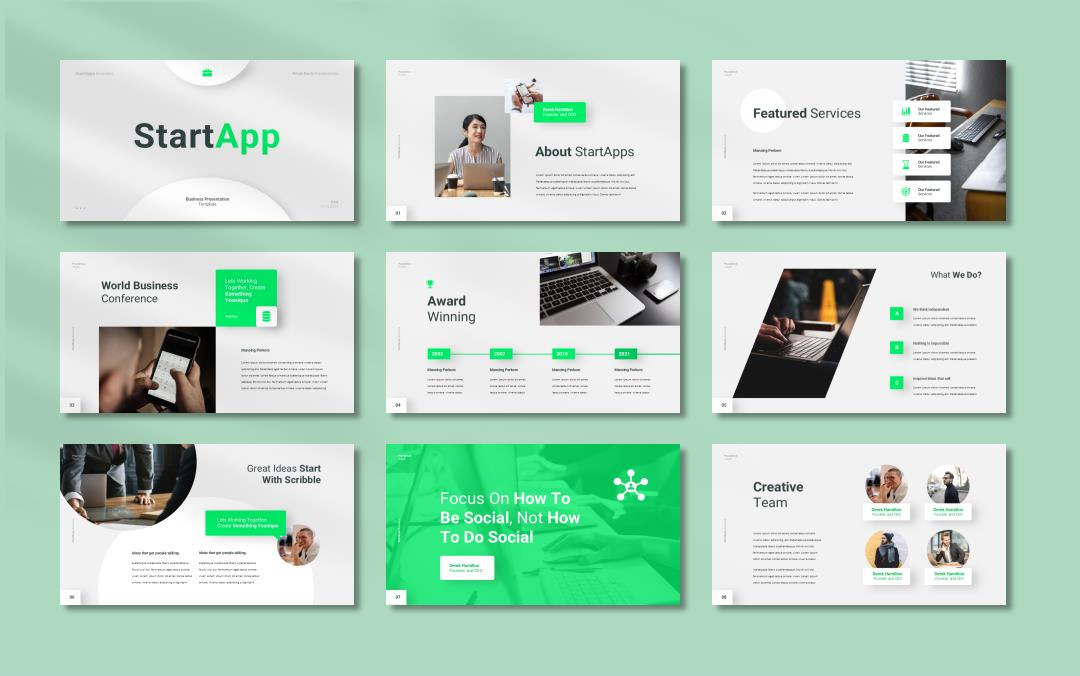 商务汇报工作汇报PPT模板STARTAPP.pptx