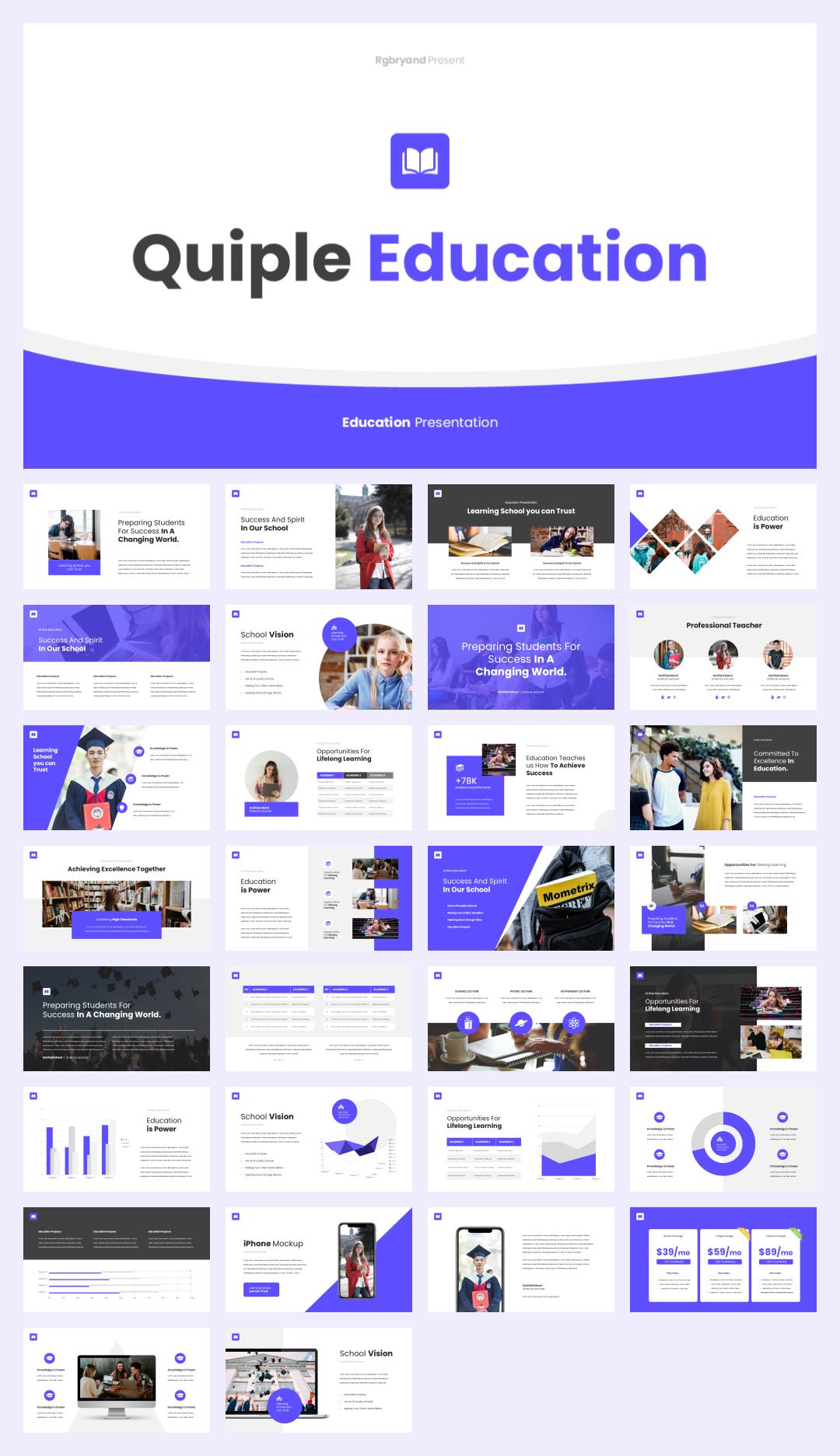 商务汇报工作汇报PPT模板QUIPLE.pptx