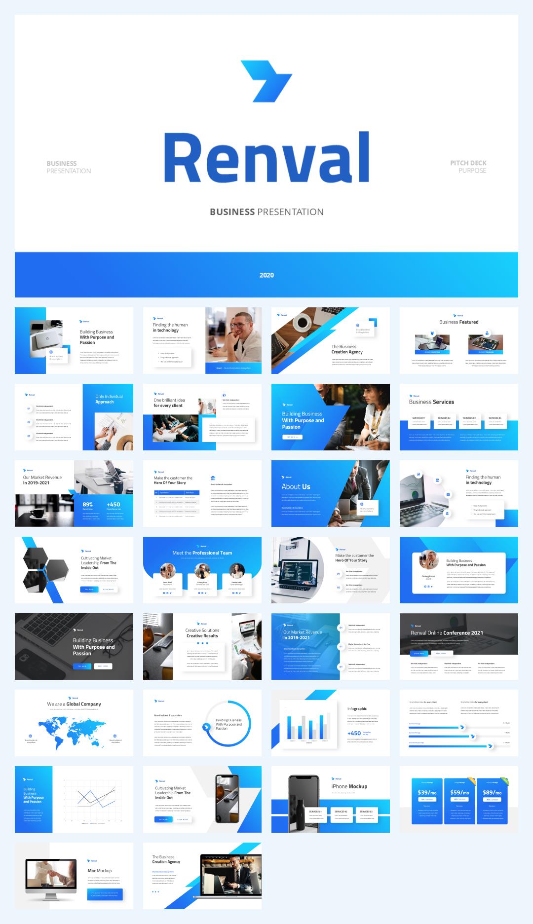 商务汇报工作汇报PPT模板RENVAL.pptx