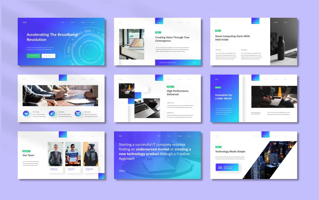 商务汇报工作汇报PPT模板LINK.pptx