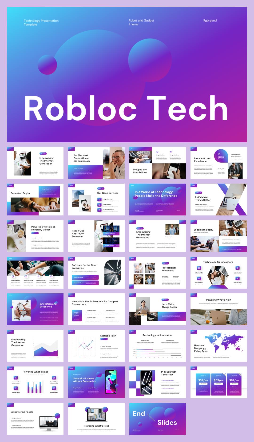 商务汇报工作汇报PPT模板ROBLOC.pptx