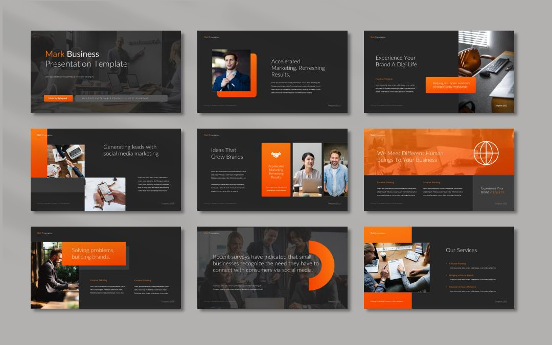 商务汇报工作汇报PPT模板MARK.pptx