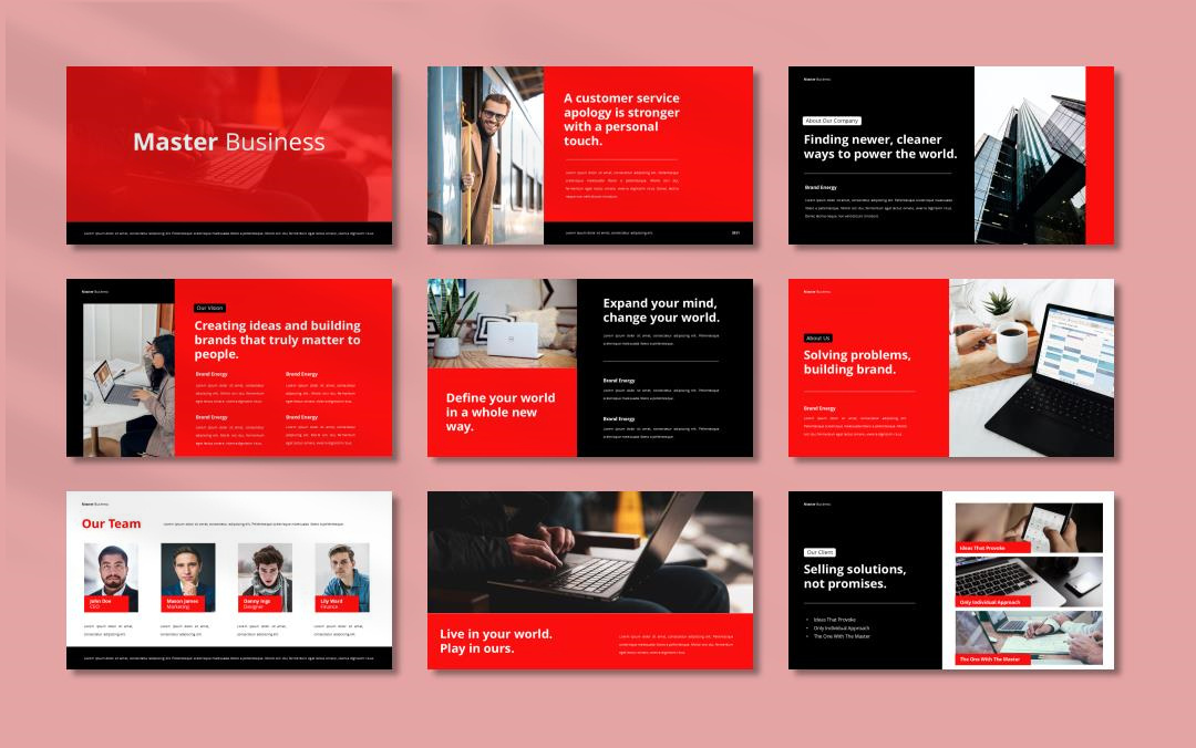 商务汇报工作汇报PPT模板Master.pptx