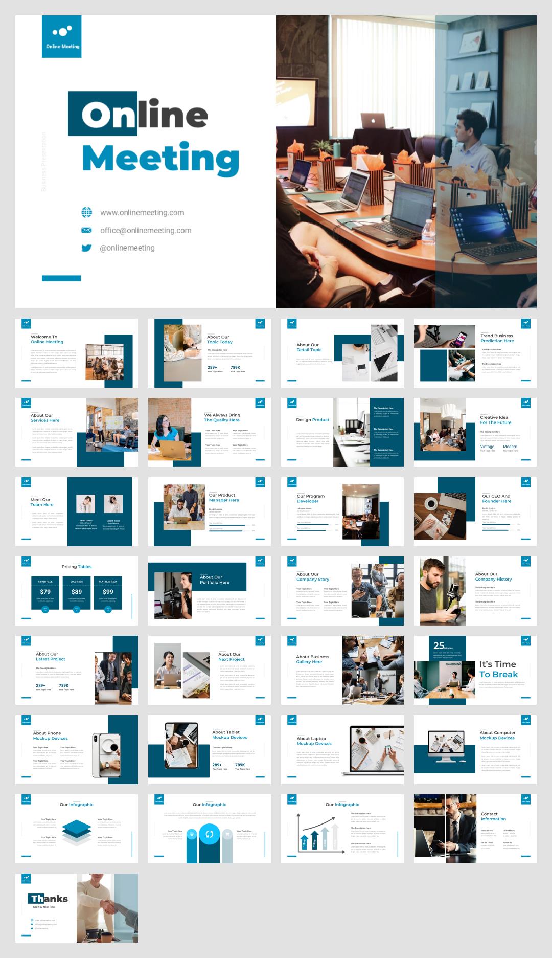 蓝色商务会议商务汇报工作汇报PPT模板.pptx