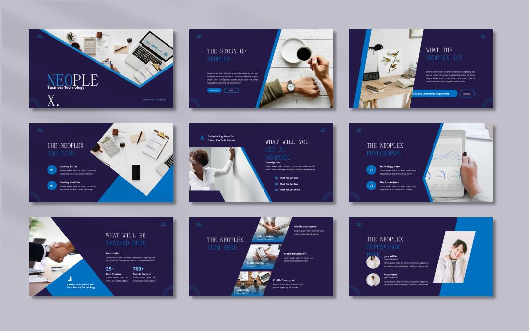 深蓝色商务工作汇报PPT模版.pptx