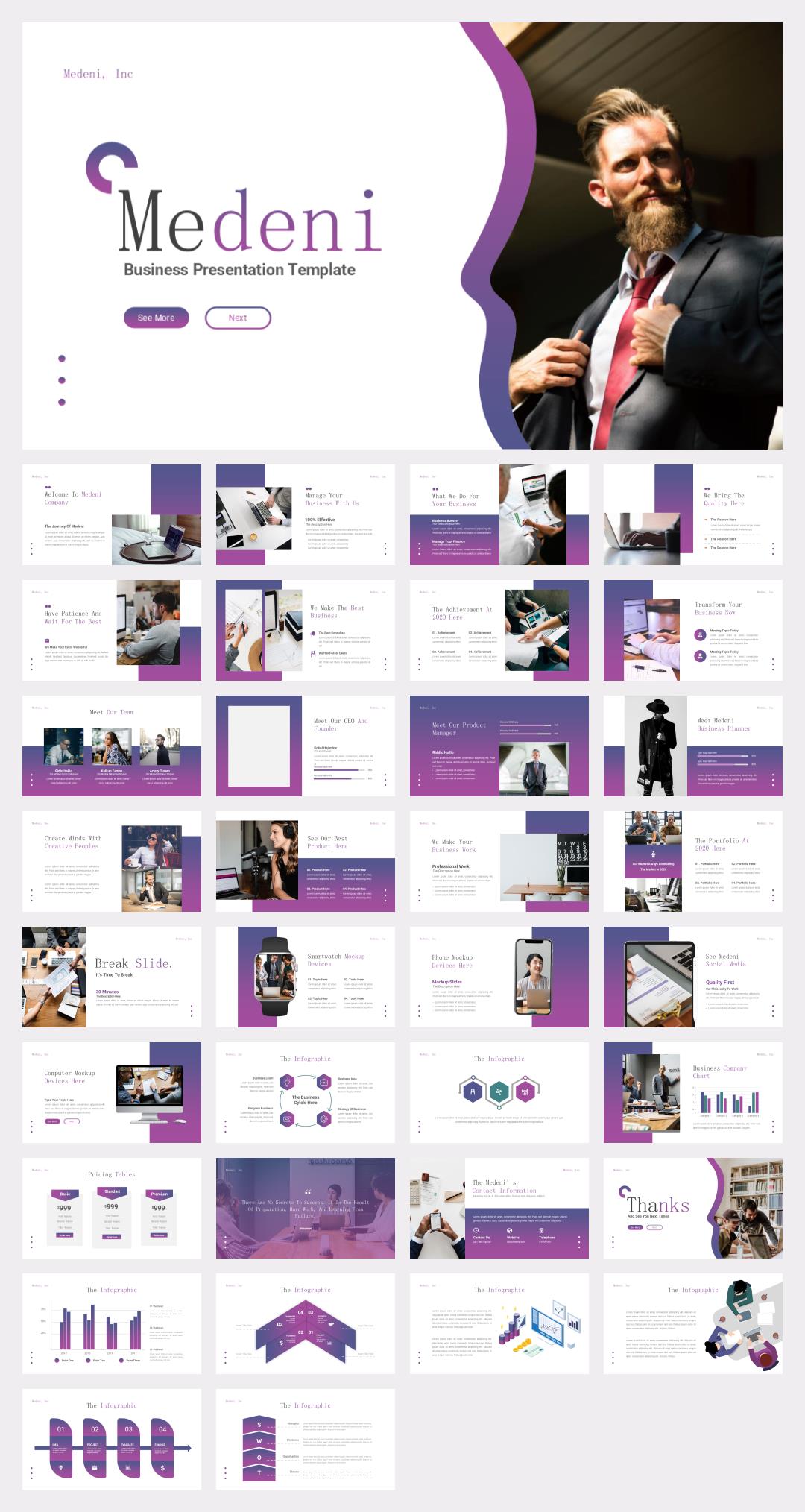 紫色商务工作汇报PPT模版.pptx