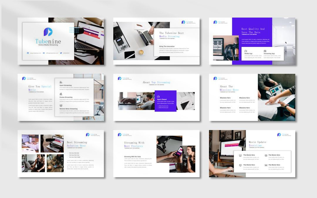 蓝色商务工作汇报PPT模版.pptx