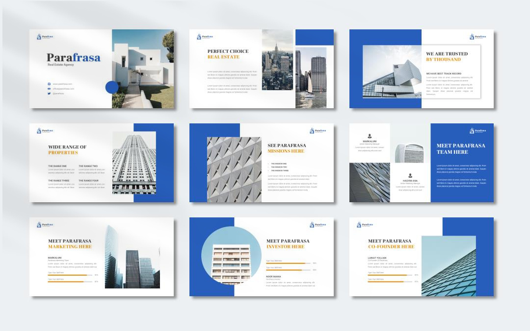 蓝色建筑商务工作汇报PPT模版.pptx