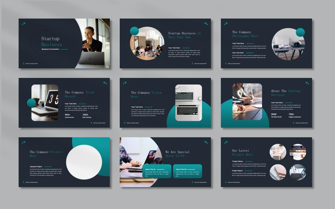 墨绿色商务工作汇报PPT模版.pptx