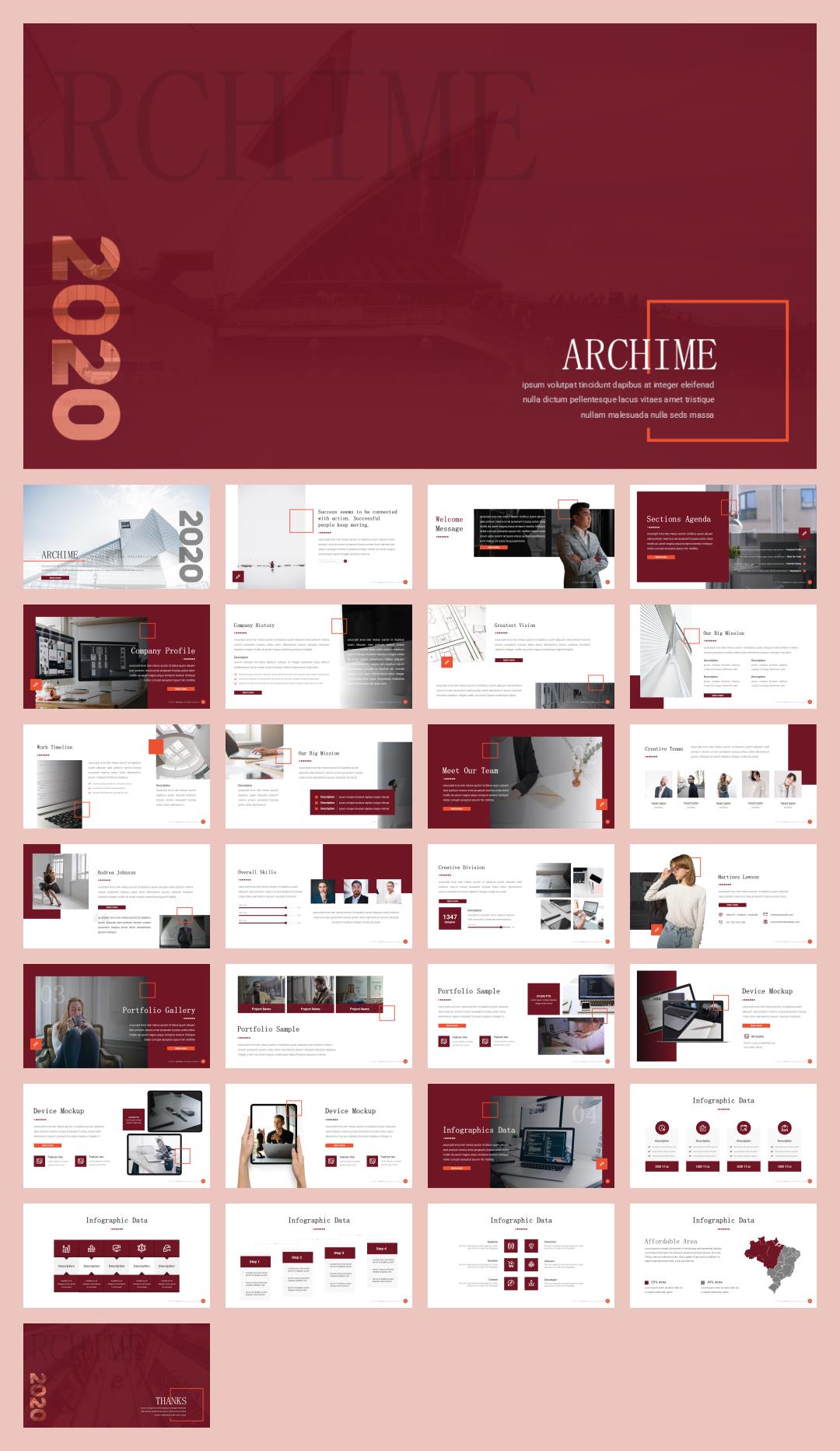 酒红色商务工作汇报PPT模版.pptx