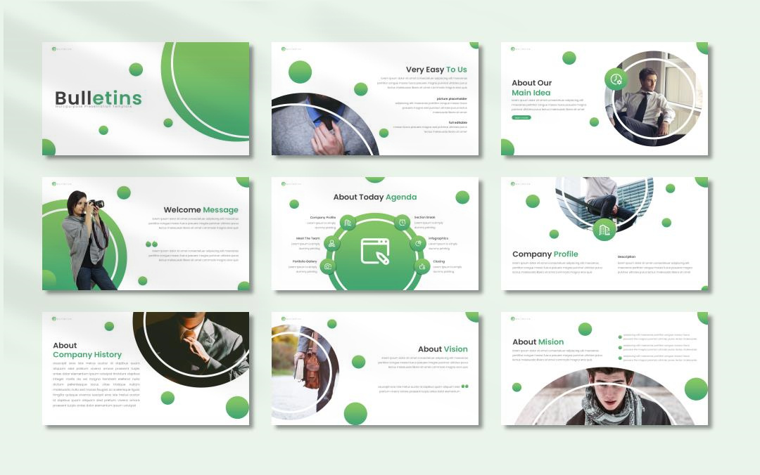 绿色商务工作汇报PPT模版.pptx