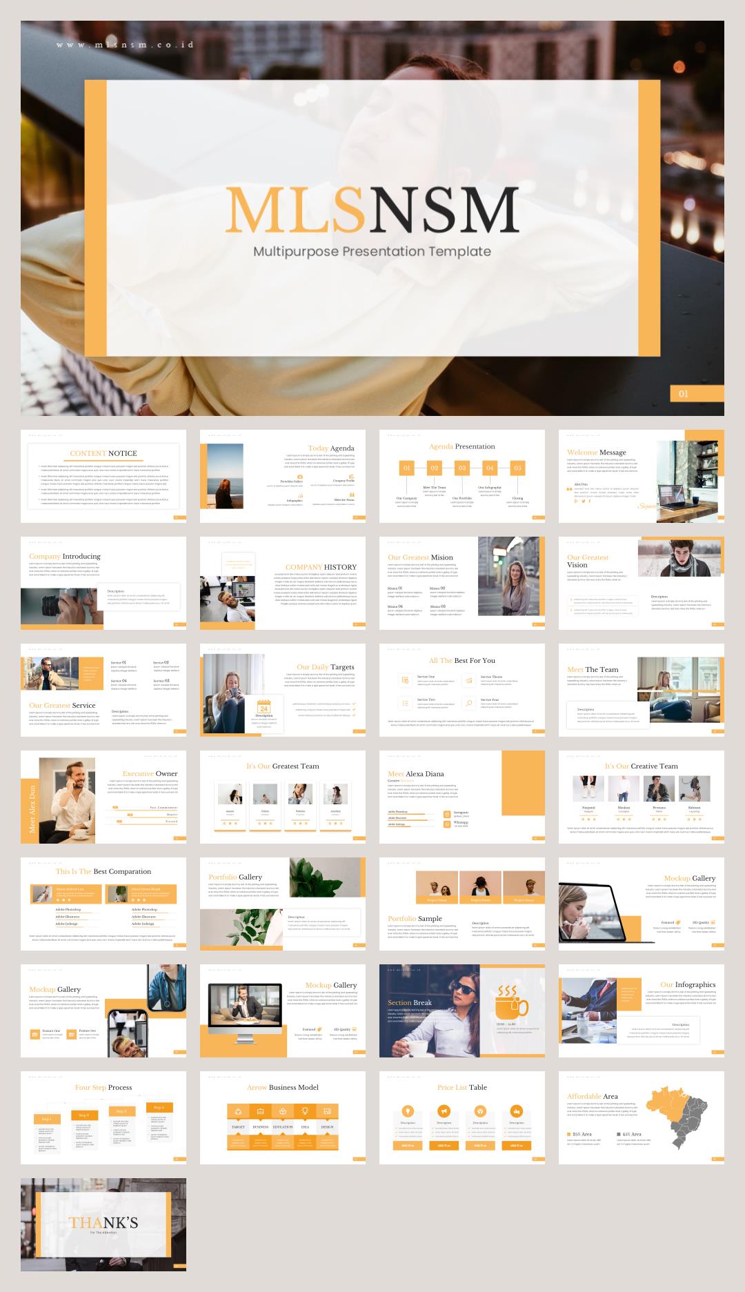 橙色商务工作汇报PPT模版.pptx