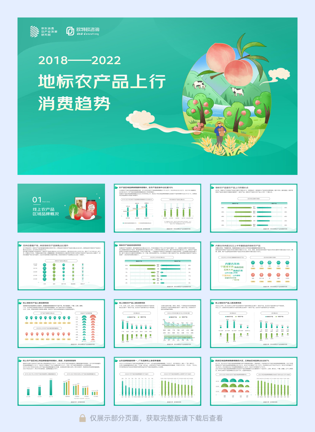 【京东&欧特欧咨询】2022地标农产品上行趋势分析.pdf