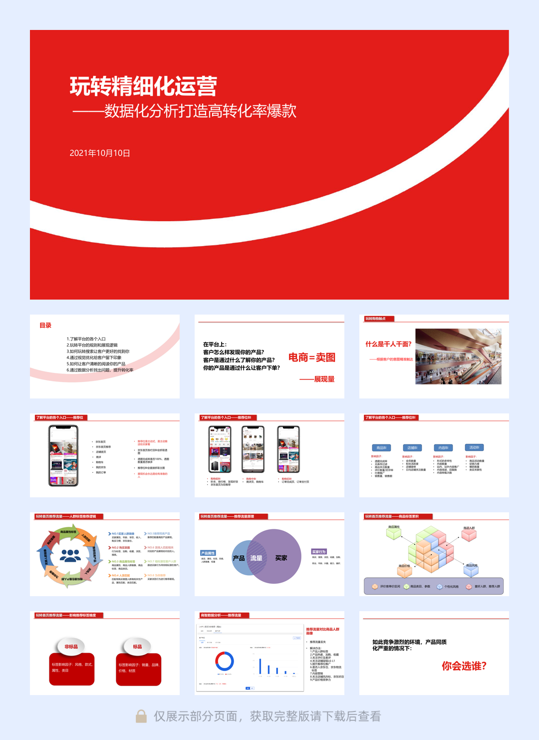 京东：玩转精细化运营+-+打造高转化率爆款.pdf