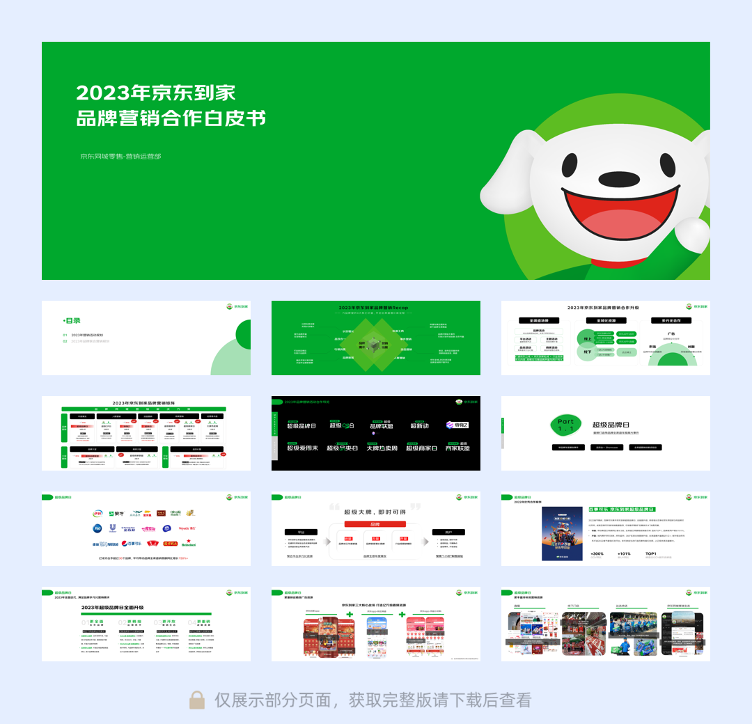 品牌策划丨2023京东同城零售业务-品牌营销合作通案.pdf