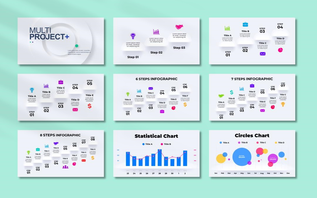 高质量新拟态风PPT模板.pptx