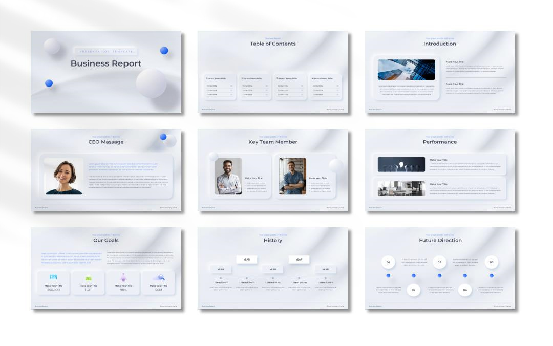 高质量新拟态风PPT模板.pptx
