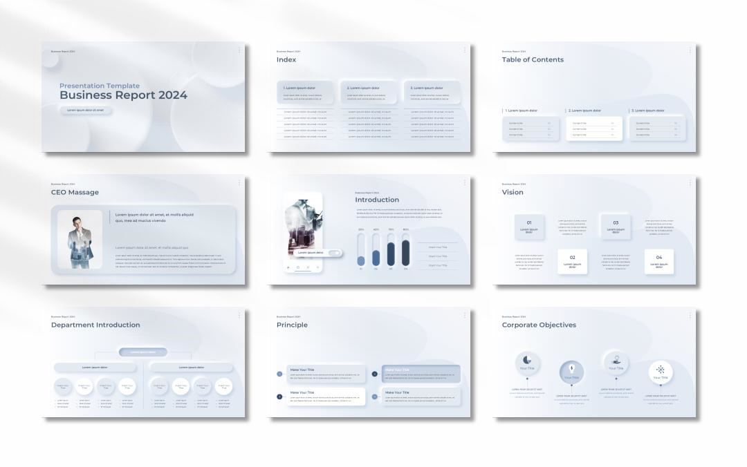 高质量新拟态风PPT模板.pptx