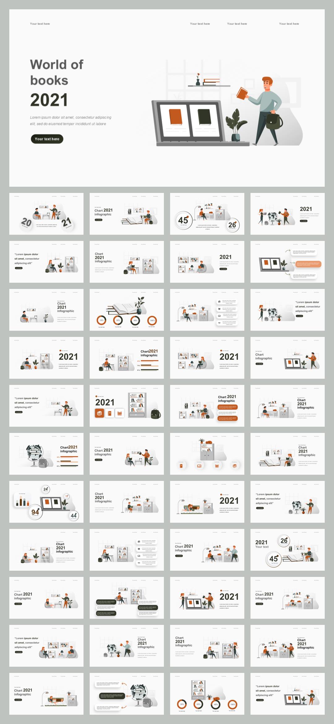 900张多场景插图PPT模板，一次配齐！