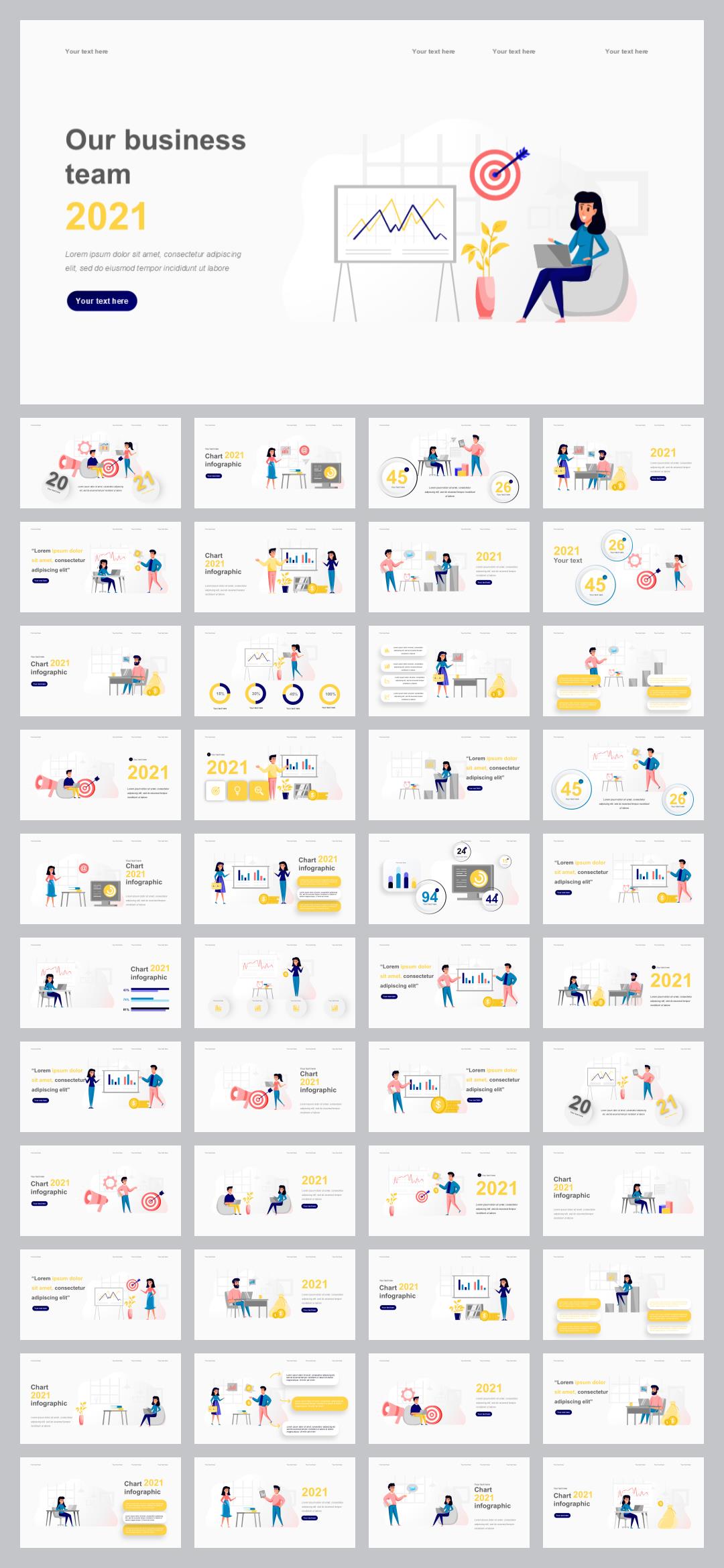 900张多场景插图PPT模板，一次配齐！