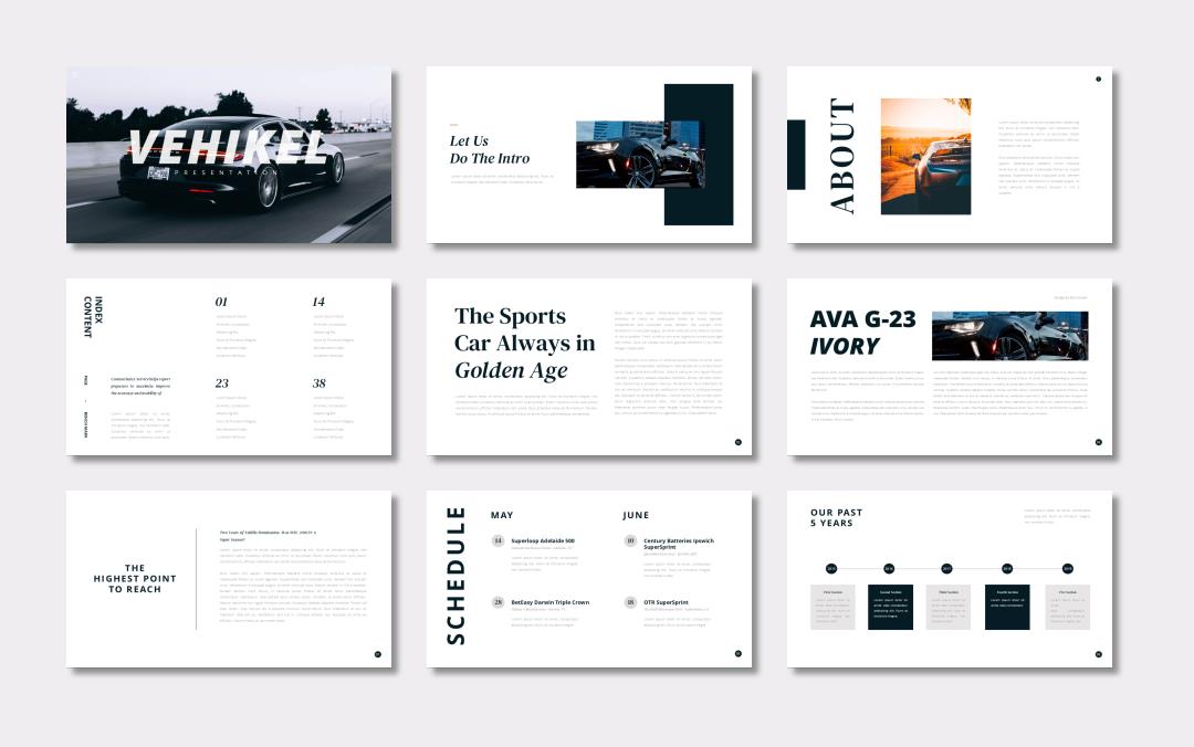 时尚简约清新文艺PPT模板