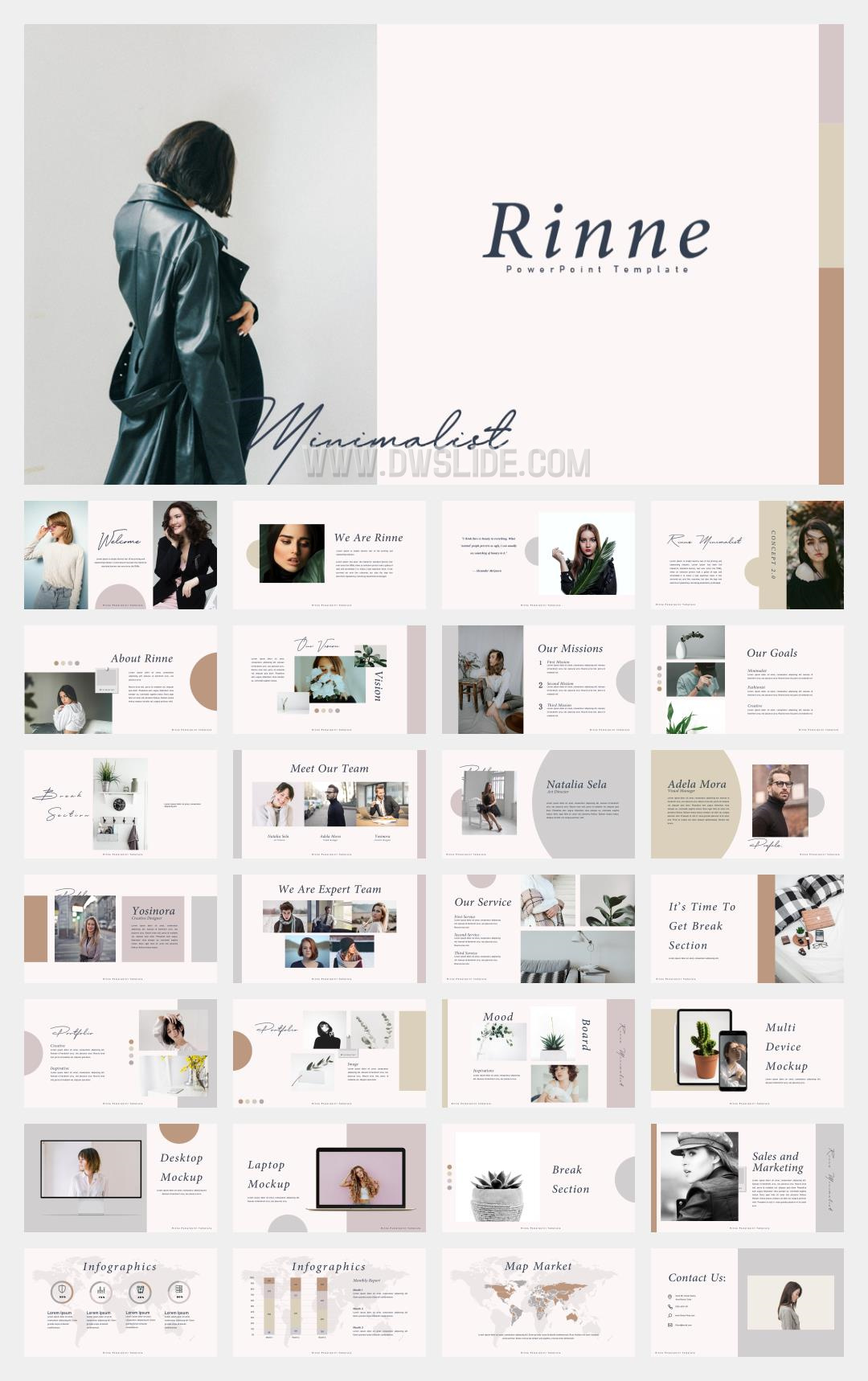 浅色人物简约风PPT模板.pptx