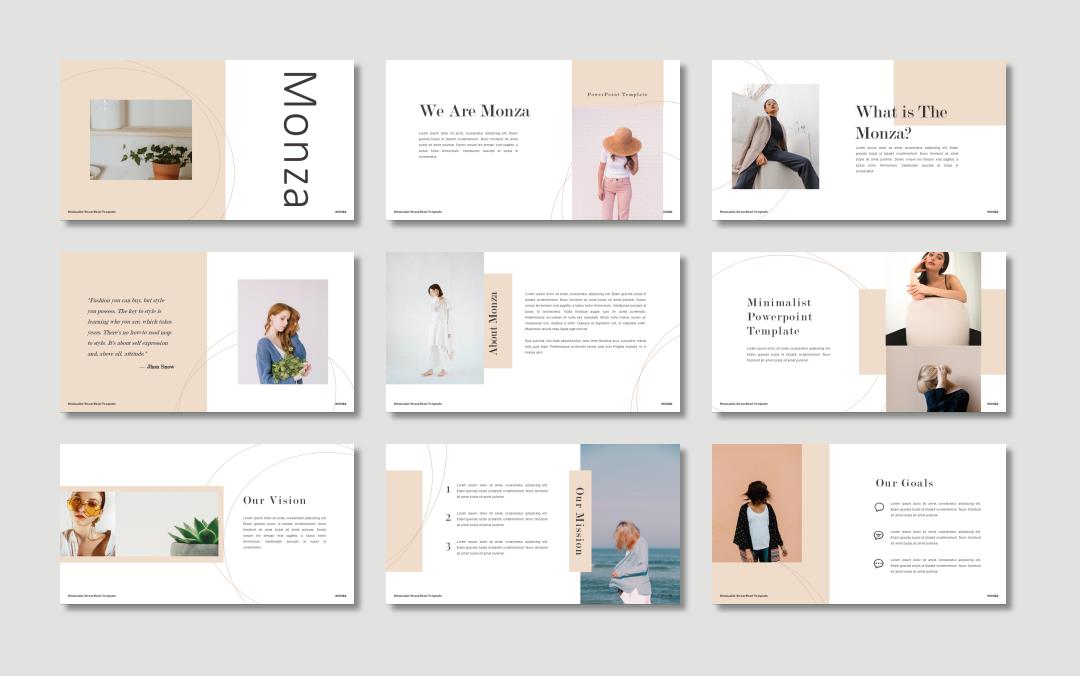 粉色人物简约风PPT模板.pptx