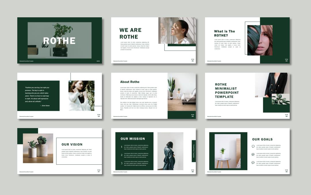 墨绿色人物计划总结PPT模板.pptx