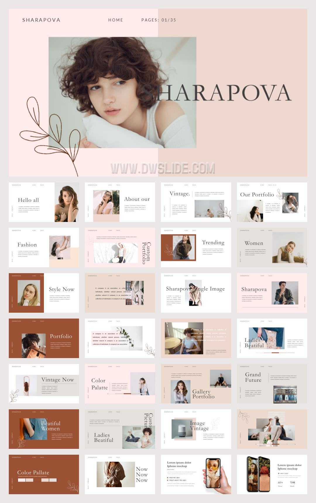 褐色人物杂志PPT模版.pptx