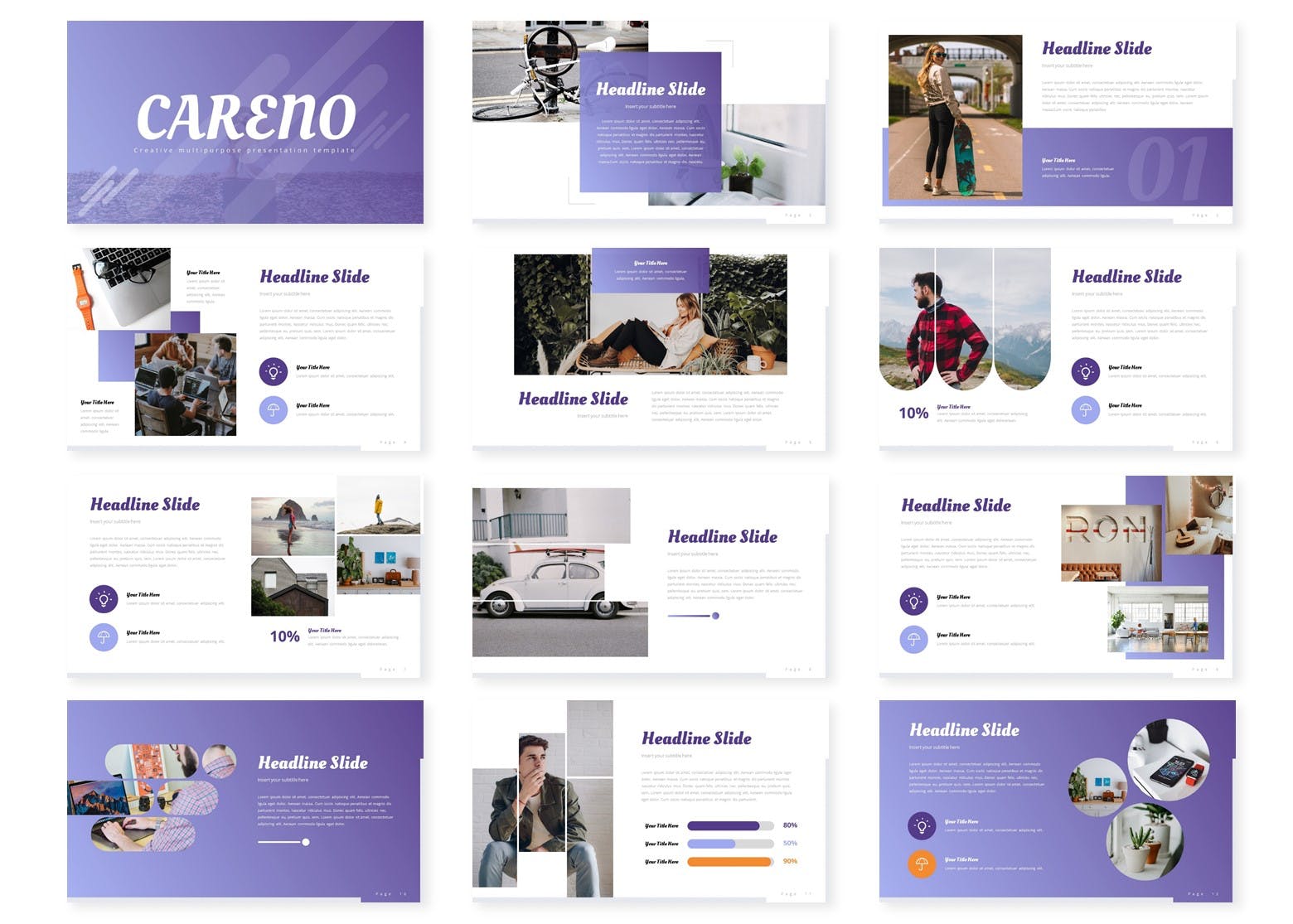 时尚的工作汇报简洁的ppt模板[PPTX]