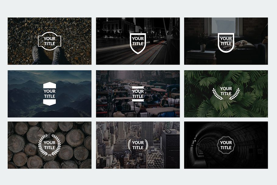 个性ppt素材模板 Trending Keynote